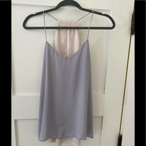 Express reversible tank gray/cream size L